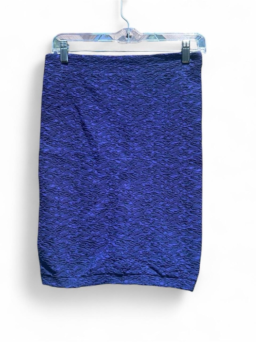 BCBGeneration Royal Blue Textured Pencil Skirt
